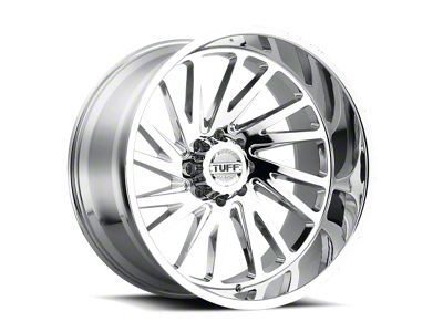 Tuff A.T. T2A Chrome 6-Lug Wheel; Right Directional; 22x12; -45mm Offset (21-24 Bronco, Excluding Raptor)
