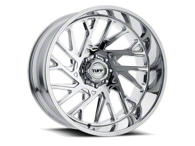 Tuff A.T. T4B Chrome 6-Lug Wheel; Right Directional; 22x12; -45mm Offset (21-24 Bronco, Excluding Raptor)