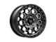 KMC Trek Satin Black with Gray Tint 6-Lug Wheel; 17x8; 20mm Offset (05-15 Tacoma)