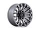 KMC Trek Satin Black with Gray Tint 6-Lug Wheel; 17x9; -12mm Offset (05-15 Tacoma)