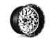 Fuel Wheels Flux Blackout 6-Lug Wheel; 22x9.5; 20mm Offset (05-15 Tacoma)