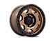 Black Rhino Voyager Matte Bronze with Matte Black Lip 6-Lug Wheel; 17x8.5; 0mm Offset (21-24 Bronco, Excluding Raptor)