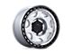 Black Rhino Voyager Silver Machined Face with Matte Black Lip 6-Lug Wheel; 17x8.5; 0mm Offset (10-24 4Runner)