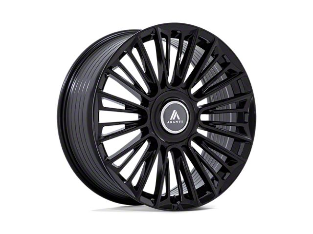 Asanti Premier Gloss Black 6-Lug Wheel; 22x9.5; 25mm Offset (05-15 Tacoma)
