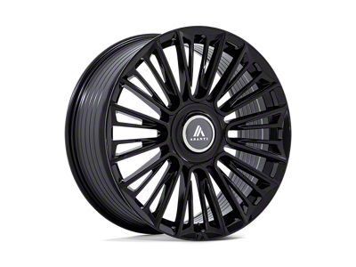 Asanti Premier Gloss Black 6-Lug Wheel; 24x10; 30mm Offset (2024 Tacoma)