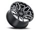 Black Rhino Shrapnel Gloss Black with Milled Spokes 6-Lug Wheel; 17x9.5; 12mm Offset (05-15 Tacoma)