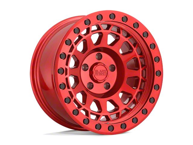 Black Rhino Primm Candy Red with Black Bolts 6-Lug Wheel; 18x9.5; 12mm Offset (05-15 Tacoma)