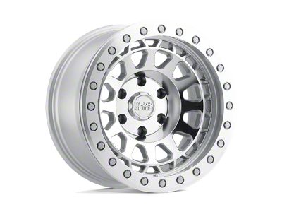 Black Rhino Primm Silver with Mirror Face and Machined Ring 6-Lug Wheel; 18x9.5; -12mm Offset (17-24 Titan)