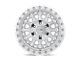 Black Rhino Primm Silver with Mirror Face and Machined Ring 6-Lug Wheel; 18x9.5; -12mm Offset (03-09 4Runner)