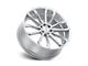 Status Mastadon Silver with Brushed Machined Face 6-Lug Wheel; 20x9; 15mm Offset (17-24 Titan)