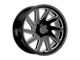 Black Rhino Thrust Gloss Black with Milled Spokes 6-Lug Wheel; 20x9.5; -18mm Offset (21-24 Bronco, Excluding Raptor)