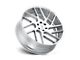 Status Juggernaut Silver with Brushed Machined Face 6-Lug Wheel; 22x9.5; 15mm Offset (2024 Tacoma)