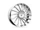 Asanti Matar Chrome 6-Lug Wheel; 20x8.5; 15mm Offset (17-24 Titan)