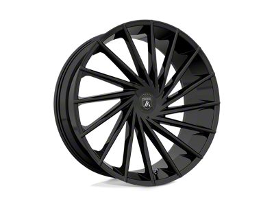 Asanti Matar Gloss Black 6-Lug Wheel; 26x10; 15mm Offset (2024 Tacoma)