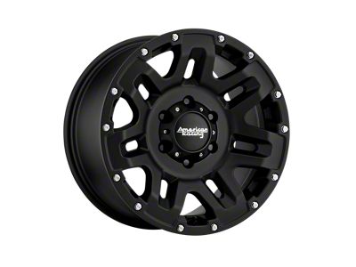American Racing Yukon Cast Iron Black 6-Lug Wheel; 18x8.5; 15mm Offset (21-24 Bronco, Excluding Raptor)