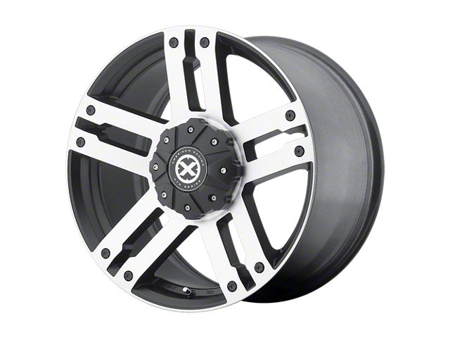 ATX Series Dune Satin Black with Machined Face 6-Lug Wheel; 20x9; 18mm Offset (03-09 4Runner)