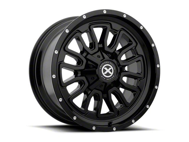 ATX Series AX203 Gloss Black 6-Lug Wheel; 20x9; 18mm Offset (03-09 4Runner)