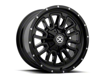 ATX Series AX203 Gloss Black 6-Lug Wheel; 17x8; 20mm Offset (16-23 Tacoma)