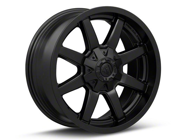 Fuel Wheels Maverick Satin Black 6-Lug Wheel; 17x9; -12mm Offset (16-23 Tacoma)