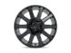 Fuel Wheels Contra Satin Black 6-Lug Wheel; 18x9; -12mm Offset (05-15 Tacoma)