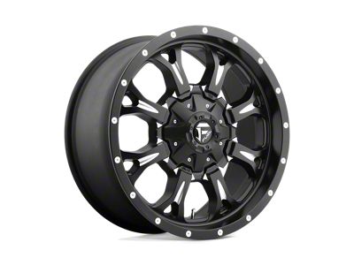 Fuel Wheels Krank Matte Black Milled 6-Lug Wheel; 20x9; 20mm Offset (16-23 Tacoma)