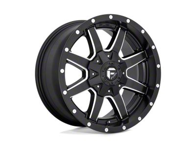 Fuel Wheels Maverick Matte Black Milled 6-Lug Wheel; 22x14; -76mm Offset (17-24 Titan)