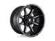 Fuel Wheels Coupler Matte Black Double Dark Tint 6-Lug Wheel; 22x12; -44mm Offset (05-15 Tacoma)