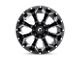 Fuel Wheels Assault Gloss Black Milled 6-Lug Wheel; 18x9; 19mm Offset (16-23 Tacoma)