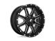 Fuel Wheels Maverick Gloss Black Milled 6-Lug Wheel; 22x10; -24mm Offset (16-23 Tacoma)