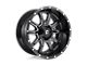 Fuel Wheels Vandal Gloss Black Milled 6-Lug Wheel; 20x10; -19mm Offset (05-15 Tacoma)
