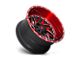 Fuel Wheels Triton Candy Red Milled 6-Lug Wheel; 22x12; -44mm Offset (16-23 Tacoma)