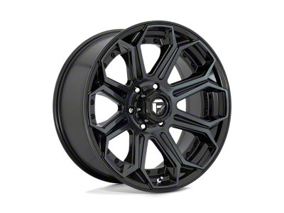Fuel Wheels Siege Gloss Machined Double Dark Tint 6-Lug Wheel; 26x14; -75mm Offset (2024 Tacoma)