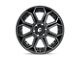 Fuel Wheels Siege Gloss Machined Double Dark Tint 6-Lug Wheel; 26x14; -75mm Offset (05-15 Tacoma)
