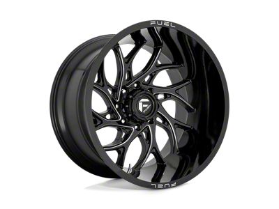 Fuel Wheels Runner Gloss Black Milled 6-Lug Wheel; 26x14; -75mm Offset (16-23 Tacoma)
