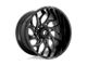 Fuel Wheels Runner Gloss Black Milled 6-Lug Wheel; 26x14; -75mm Offset (05-15 Tacoma)