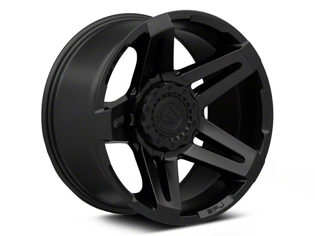 Fuel Wheels SFJ Matte Black 6-Lug Wheel; 20x9; 1mm Offset (16-23 Tacoma)