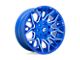 Fuel Wheels Twitch Anodized Blue Milled 6-Lug Wheel; 20x10; -18mm Offset (21-24 Bronco, Excluding Raptor)