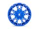 Fuel Wheels Twitch Anodized Blue Milled 6-Lug Wheel; 20x10; -18mm Offset (10-24 4Runner)