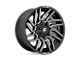 Fuel Wheels Typhoon Gloss Black Milled 6-Lug Wheel; 22x10; -18mm Offset (05-15 Tacoma)
