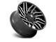 Fuel Wheels Typhoon Gloss Black Milled 6-Lug Wheel; 22x12; -44mm Offset (16-23 Tacoma)