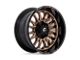 Fuel Wheels Arc Platinum Bronze with Black Lip 6-Lug Wheel; 20x10; -18mm Offset (04-15 Titan)