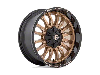 Fuel Wheels Arc Platinum Bronze with Black Lip 6-Lug Wheel; 22x12; -44mm Offset (2024 Tacoma)