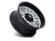 Fuel Wheels Arc Silver Brushed Face with Milled Black Lip 6-Lug Wheel; 22x10; -18mm Offset (22-24 Tundra)
