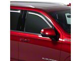 Putco Element Chrome Window Visors; Front and Rear (21-26 Tahoe)