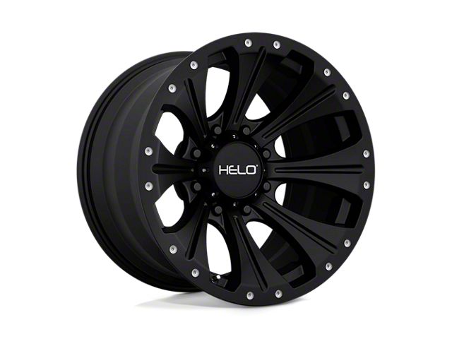 HELO HE901 Satin Black 6-Lug Wheel; 17x9; -12mm Offset (10-24 4Runner)