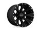 HELO HE901 Satin Black 6-Lug Wheel; 17x9; -12mm Offset (21-24 Bronco, Excluding Raptor)