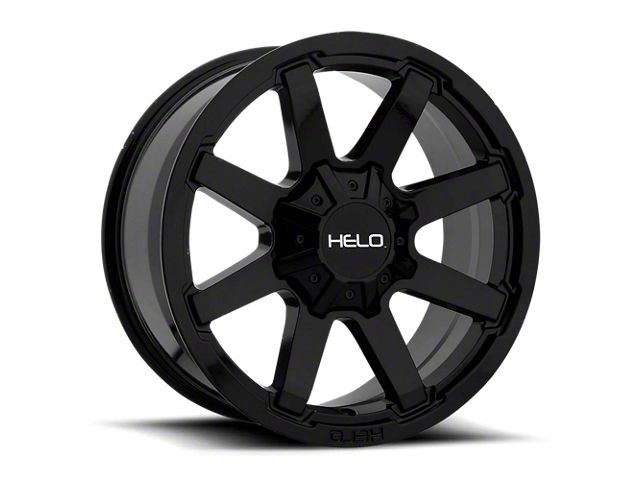 HELO HE909 Gloss Black 6-Lug Wheel; 17x9; -12mm Offset (03-09 4Runner)