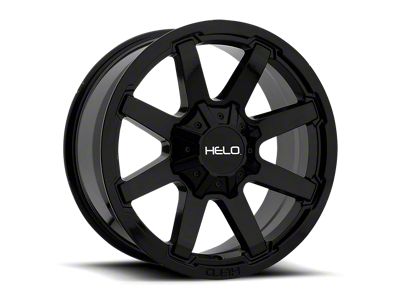 HELO HE909 Gloss Black 6-Lug Wheel; 17x9; -12mm Offset (16-23 Tacoma)