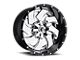 KMC D2 Chrome 6-Lug Wheel; 26x9.5; 35mm Offset (22-24 Tundra)