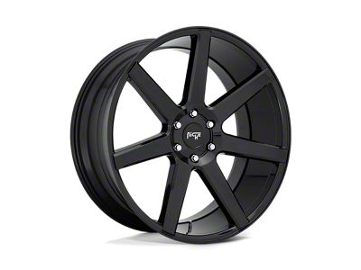 Niche Future Gloss Black 6-Lug Wheel; 24x10; 20mm Offset (05-15 Tacoma)